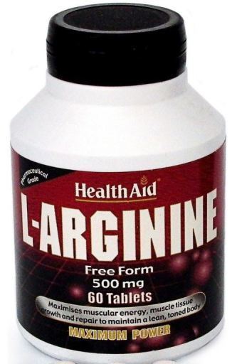 L-Arginine 500 mg 60 tablets