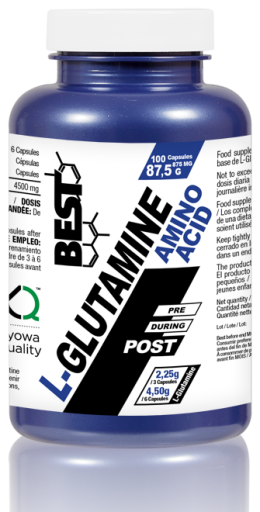 L-Glutamine 100 Capsules 875 mg