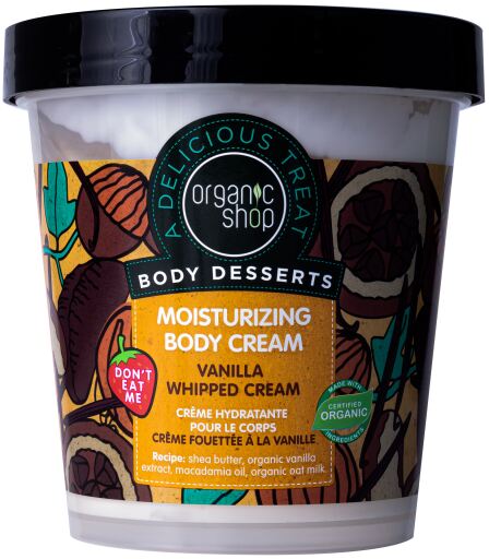 Vanilla Moisturizing Body Cream 450 ml