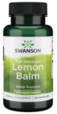 Full Spectrum Lemon Balm 500 mg 60 Capsules