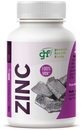Zinc 100% 500mg 100 Tablets