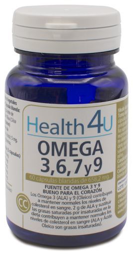 Omega 3, 6 and 9 60 Softgels of 700 mg