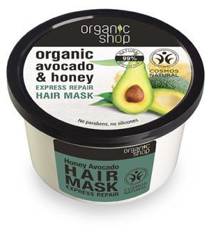 Honey and Avocado Repair Hair Mask 250ml