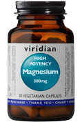 High Potency Magnesium 300 mg 30 Vegetarian Capsules