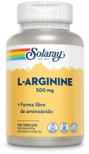 L-Arginine 500 mg 100 Vegetable Capsules