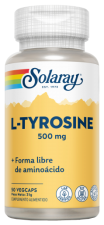 L-Tyrosine 500 Mg 50 Vegetable Capsules
